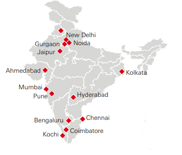 Unsere Standorte in Indien