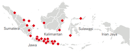 Unsere Standorte in Indonesien