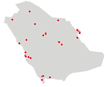 Unsere Standorte in Saudi-Arabien